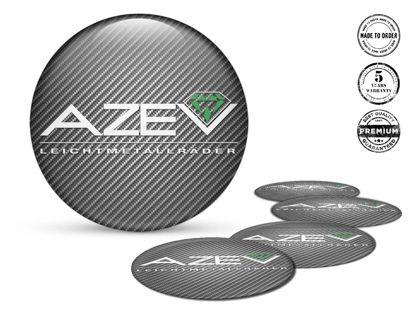 Azev Calcomanía de Aro Estilo Edición de Cúpula Premium